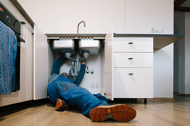 Professional Drain Cleaning technician working in North Liberty, IN